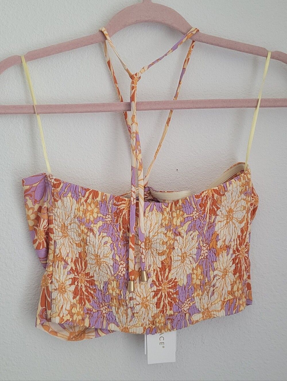 NWT L*Space Blue Skies Halter Top & Bondi Tiered Maxi Skirt Set Sz M Resortwear - Picture 5 of 16